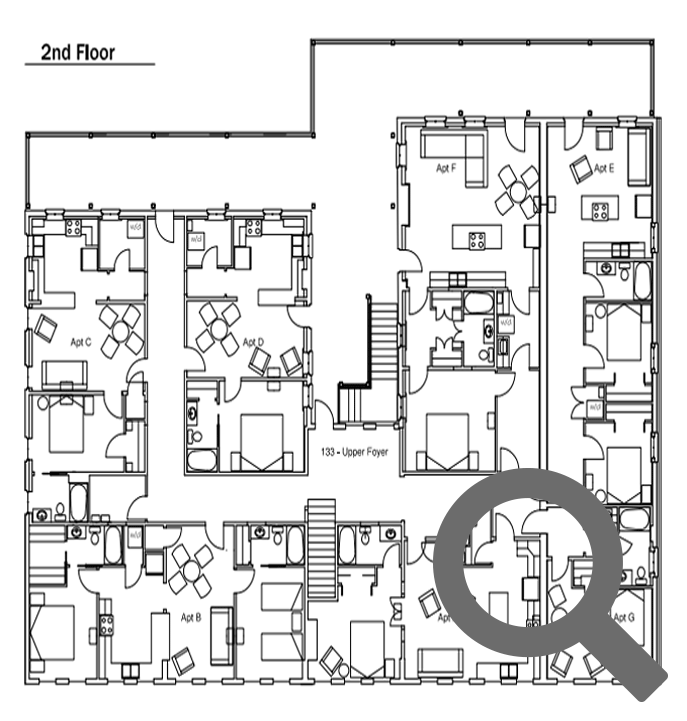 Woodville Apartments Rentals and Overnight Stay Floor Plan | Woodville Lofts & Studios, Mississippi, MS