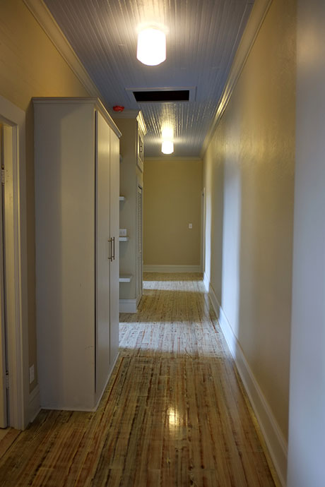 Apartment E Hallway, Woodville Apartment Rental | Woodville Lofts & Studios, Mississippi, MS