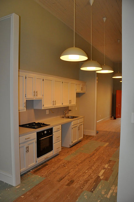 Live-work 143 Kitchen, Woodville Live-work Rental | Woodville Lofts & Studios, Mississippi, MS