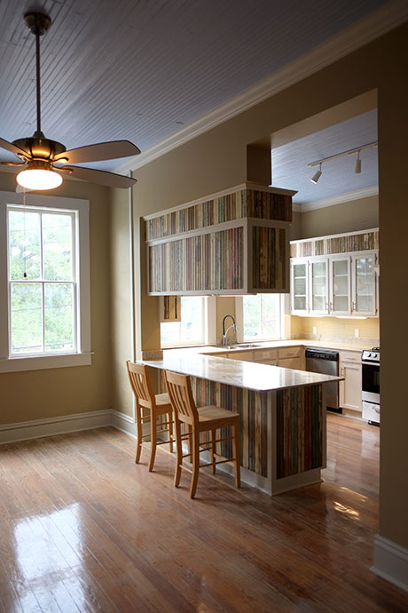 Apartment B Kitchen, Woodville Apartment Rental | Woodville Lofts & Studios, Mississippi, MS