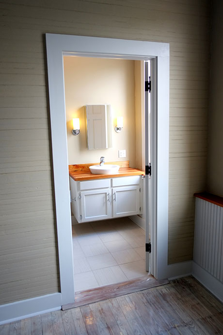 Apartment C Bathroom, Woodville Apartment Rental | Woodville Lofts & Studios, Mississippi, MS