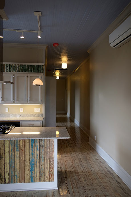 Apartment E Kitchen, Woodville Apartment Rental | Woodville Lofts & Studios, Mississippi, MS