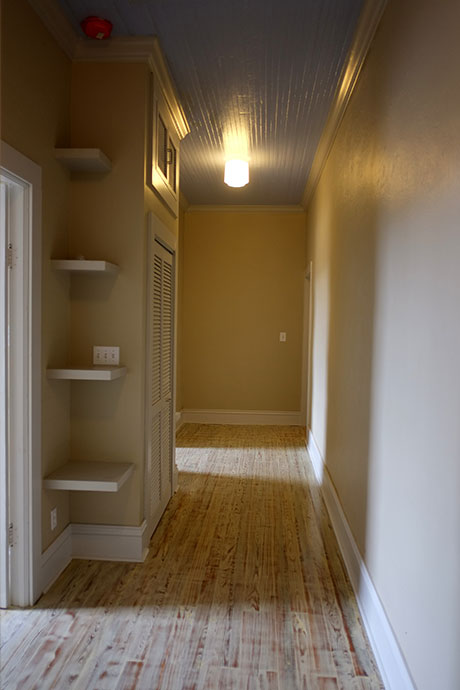 Apartment E Hallway, Woodville Apartment Rental | Woodville Lofts & Studios, Mississippi, MS