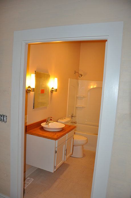Apartment E Bathroom, Woodville Apartment Rental | Woodville Lofts & Studios, Mississippi, MS